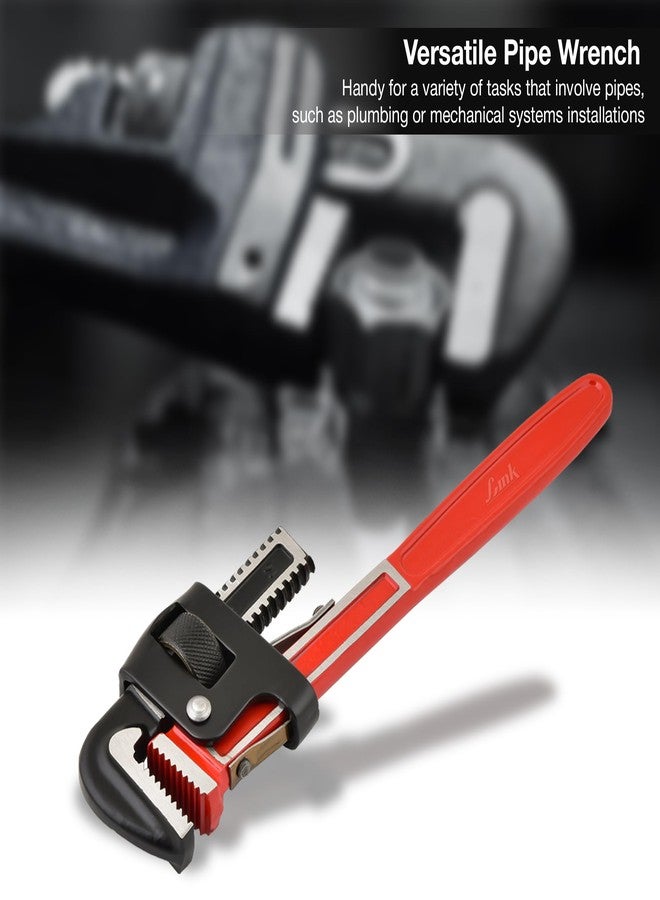 Link Prabal Stillson Type Pipe Wrench 12-Inch with Induction Hardened Teeth and Dip Painted Handle - 300 mm Ideal for || Construction || Heavy-Duty Applications for Industrial & Professional Use - Image 3